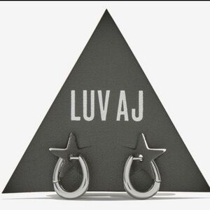 Luv AJ Mini Carmella Hoop Huggies Earrings